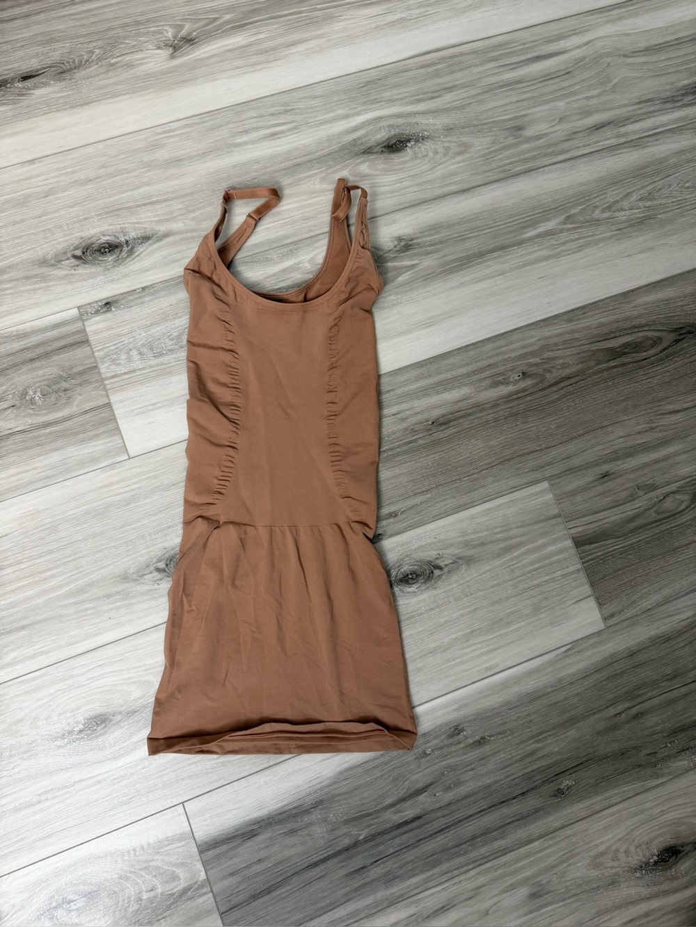 SKIMS Scoop Neck Tank Dress in Mauve Taupe SZ S/M
